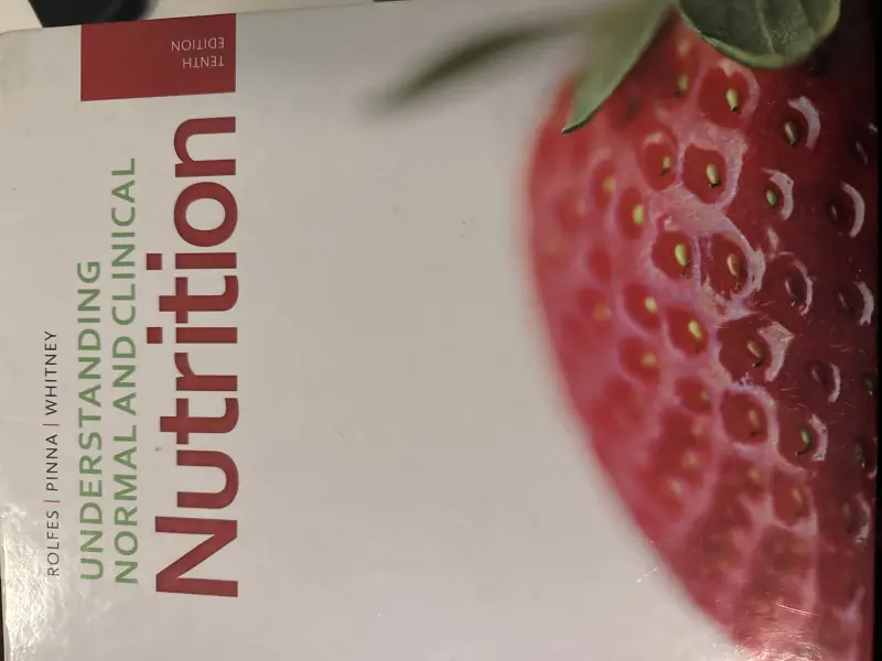 Understanding normal and clinical nutrition 10th edition